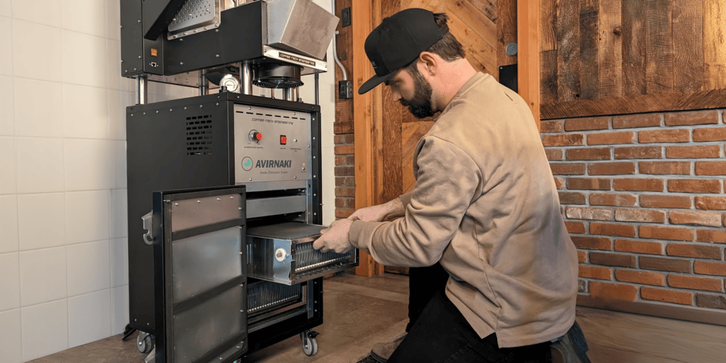 cleaning & maintenance of the cte avirnaki smoke elimination system